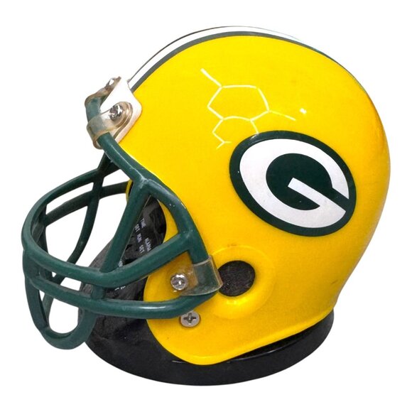 Green Bay Packers Helmet Shaped Alarm Clock With Snooze Function NFL NOT TESTED - Picture 2 of 6
